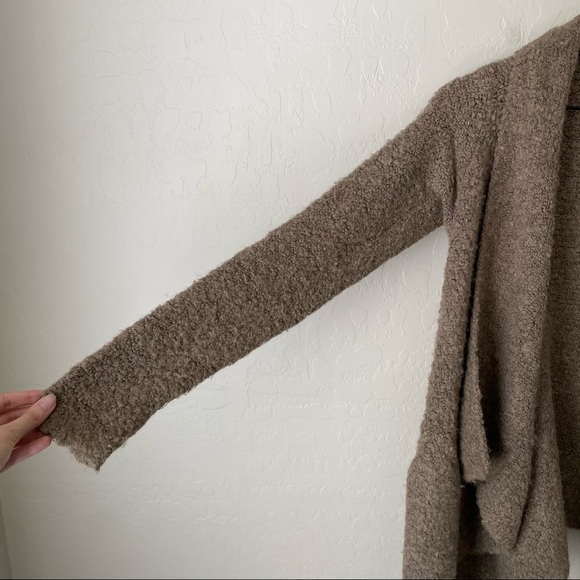Joie High Low Flowy Cardigan Sweater Tan XS - Picture 6 of 8